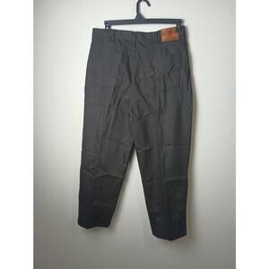 Vtg Nino Valentino Black Baggy High Rise Jeans Women Size 17/18 Straight Leg 90s